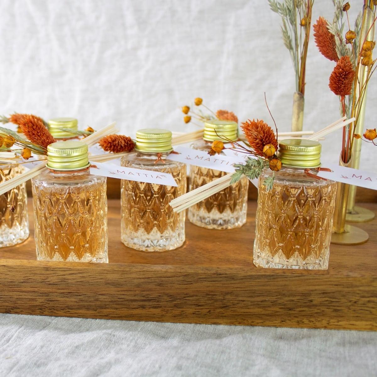 Luxe flesje gouden dop - Afbeelding 3