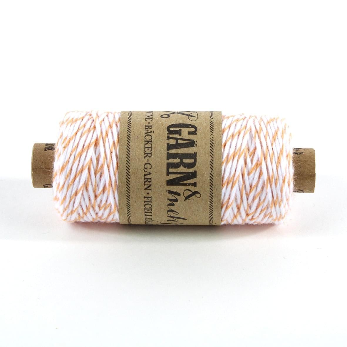 Bakers Twine - PEACH/WIT