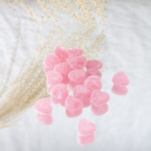 Suikerhartjes roze (1kg)