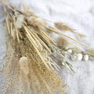 Boeketje droogbloemen NATUREL Beige