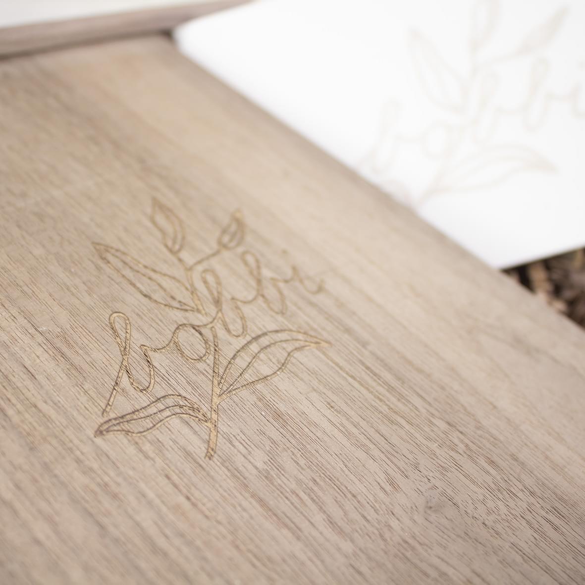 Memory box walnoot - Afbeelding 2