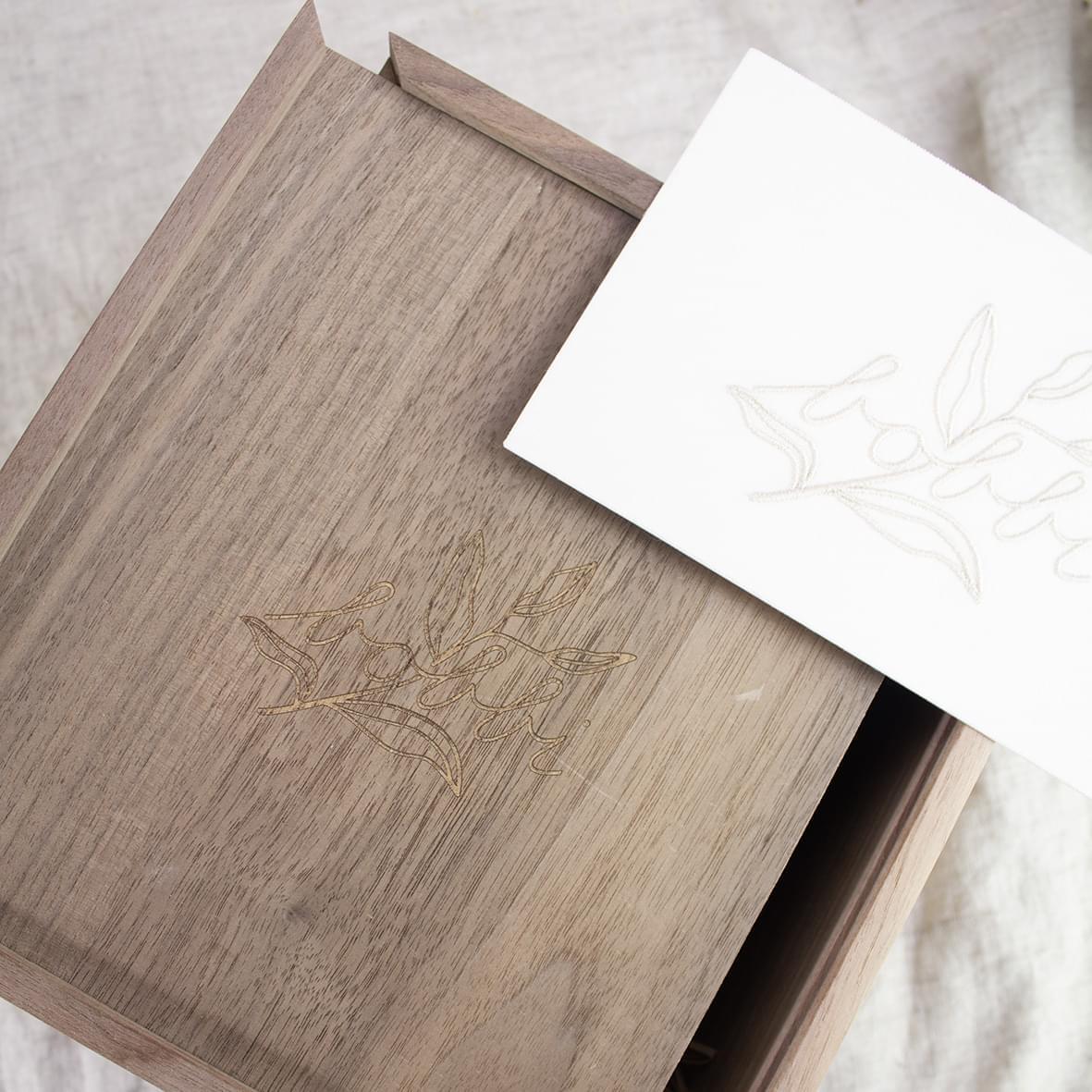 Memory box walnoot - Afbeelding 3