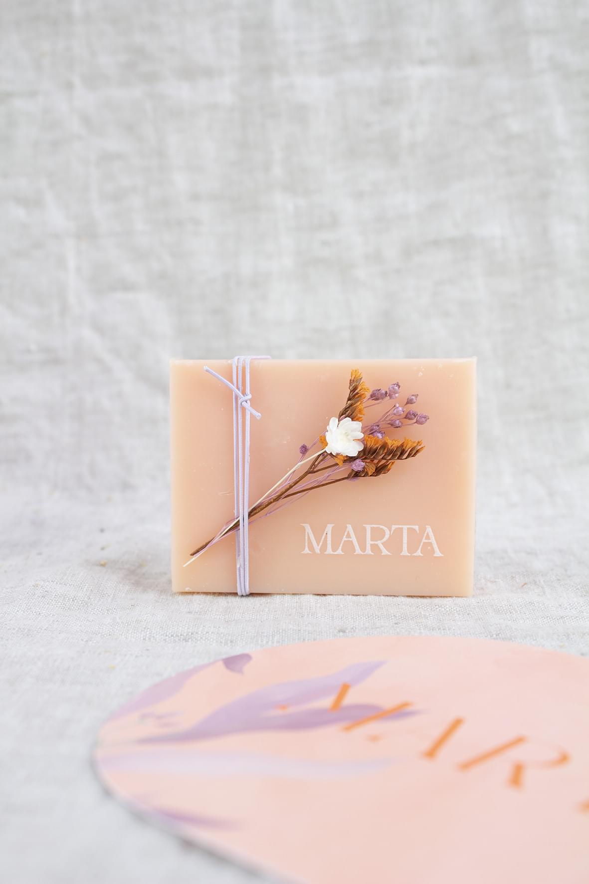 Soap bar - peach - Afbeelding 4