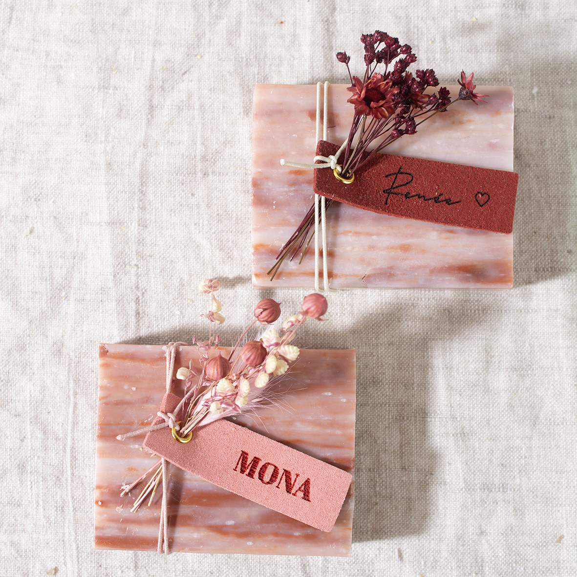 Soap marmer rood roze