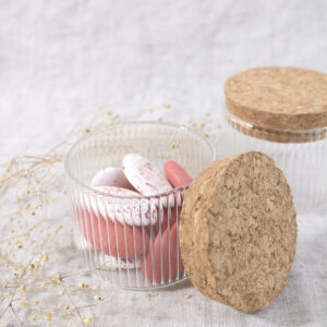 Glazen potje ribbel 2