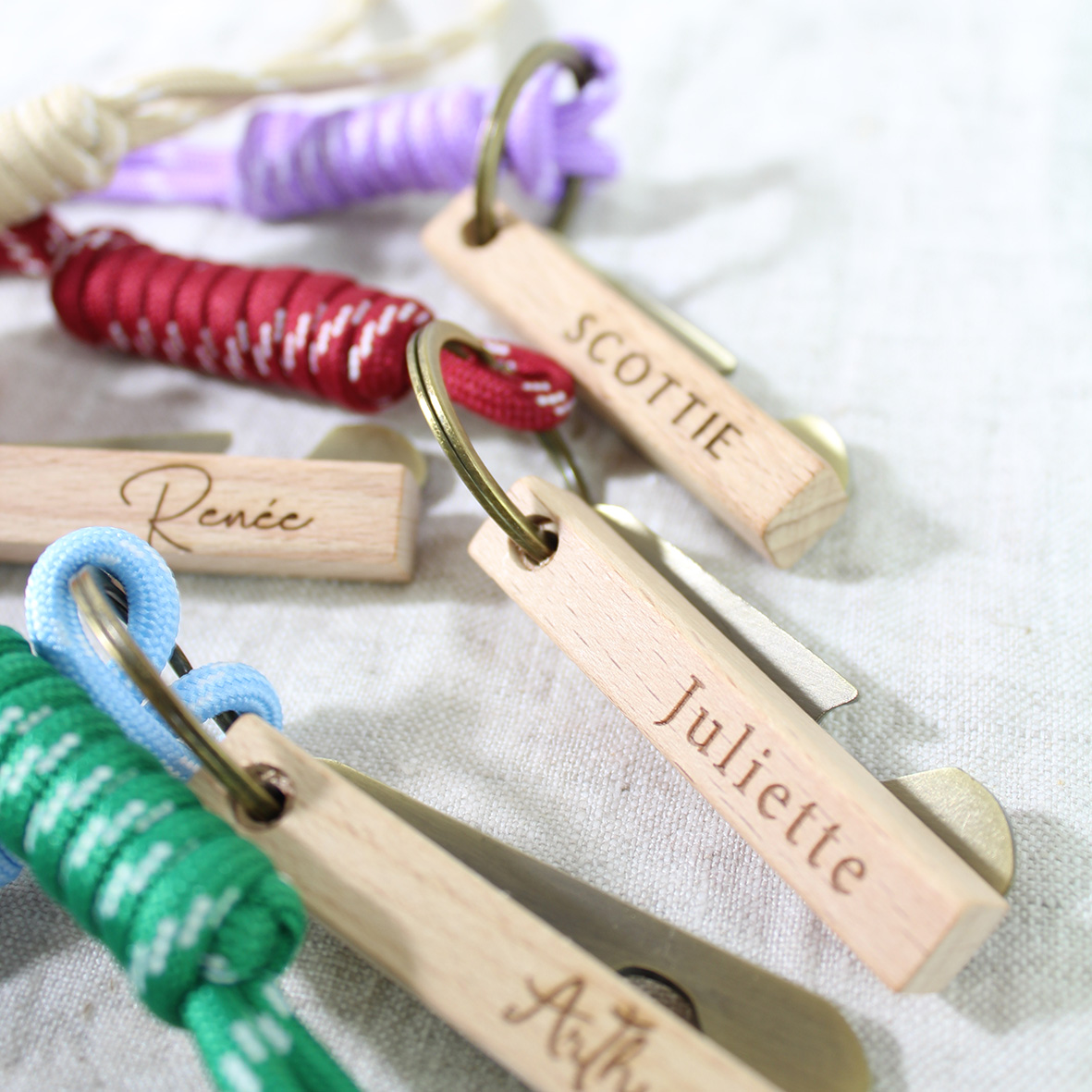 Sleutelhanger veter inclusief gravering - Afbeelding 5