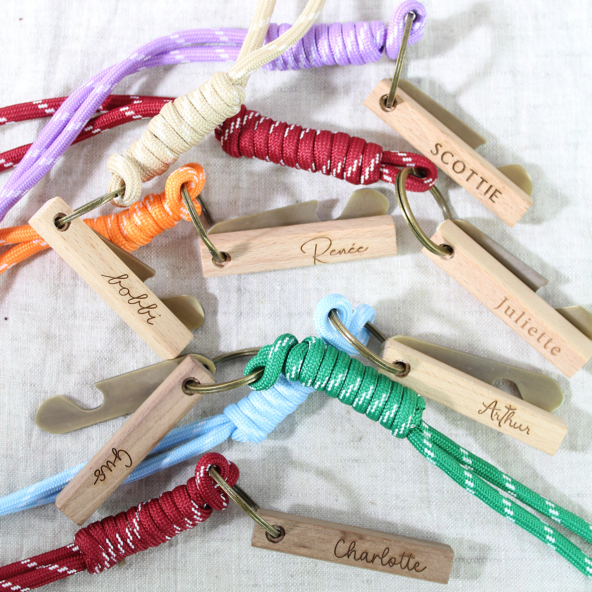 Sleutelhanger veter inclusief gravering - Afbeelding 4