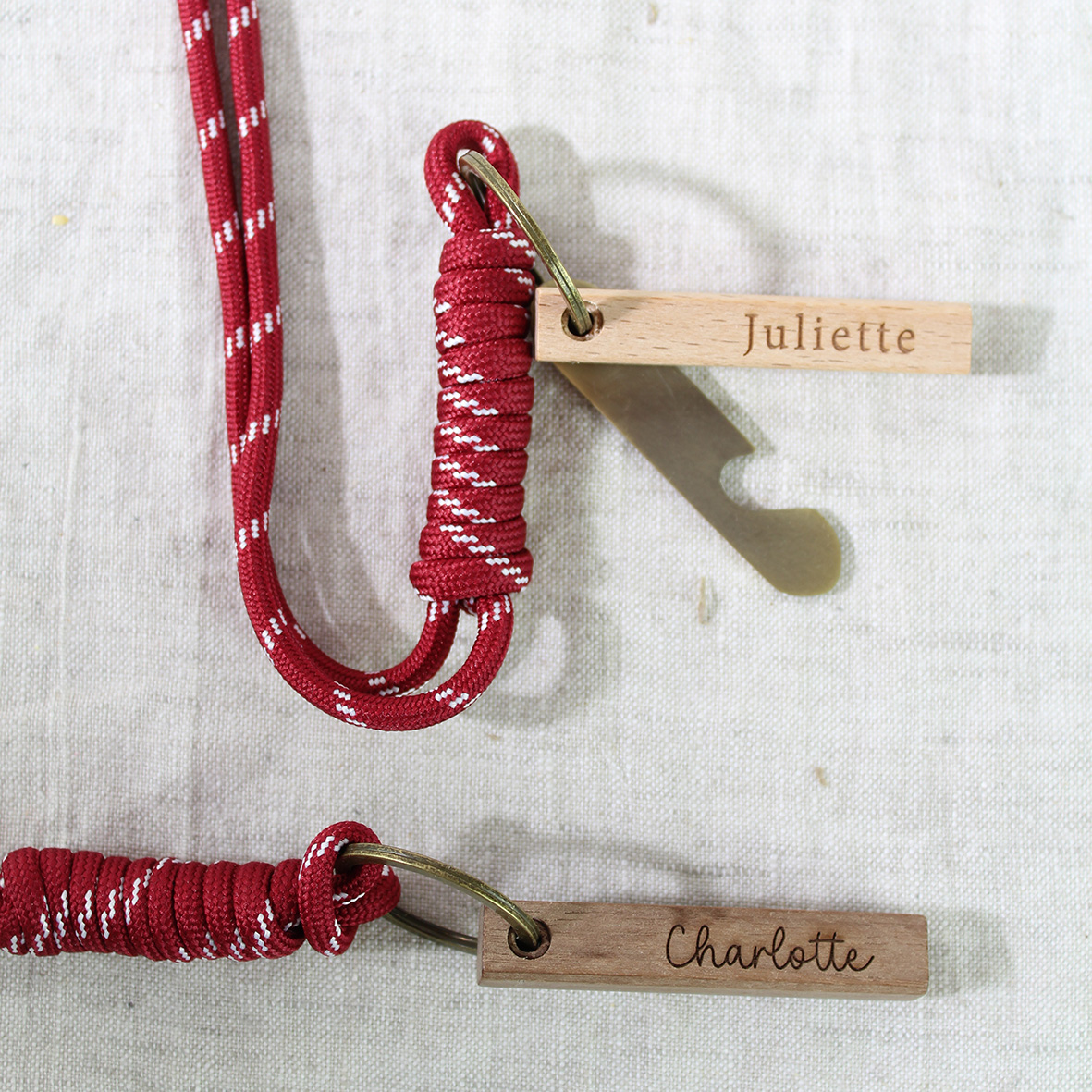 Sleutelhanger veter inclusief gravering - Afbeelding 3
