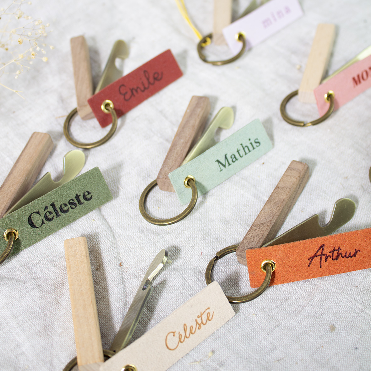 Sleutelhanger met velvet label - Afbeelding 10