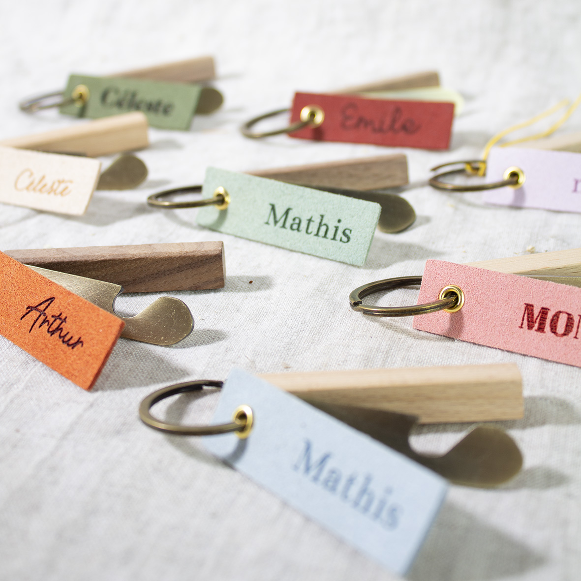 Sleutelhanger met velvet label - Afbeelding 9