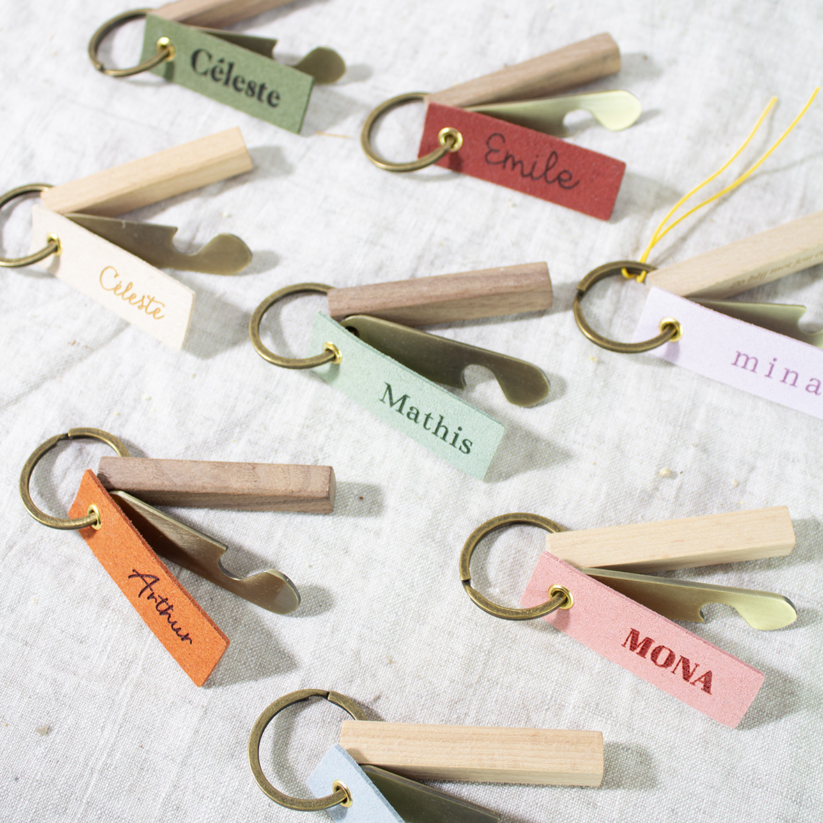 Sleutelhanger met velvet label - Afbeelding 8