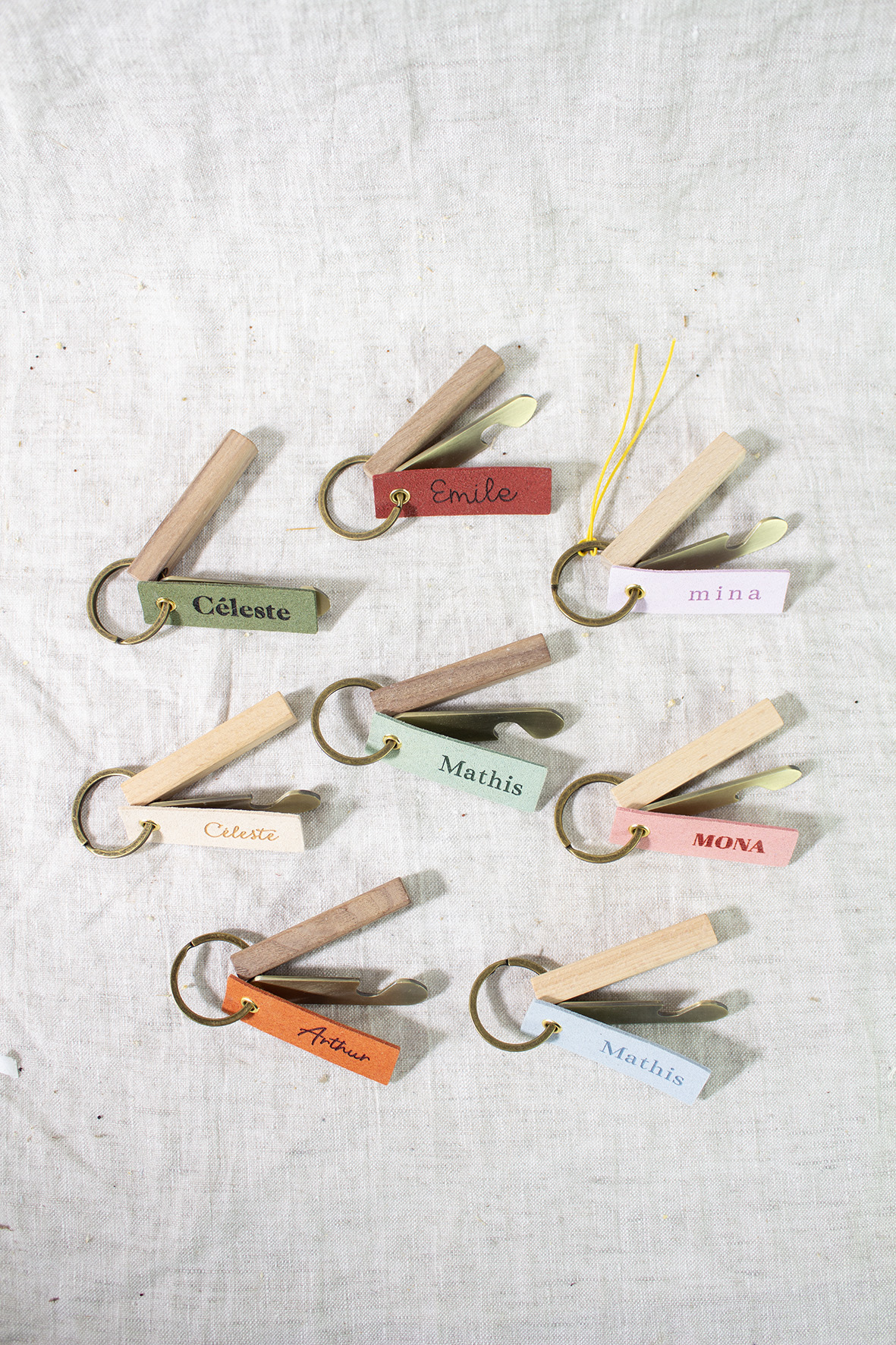 Sleutelhanger met velvet label - Afbeelding 7