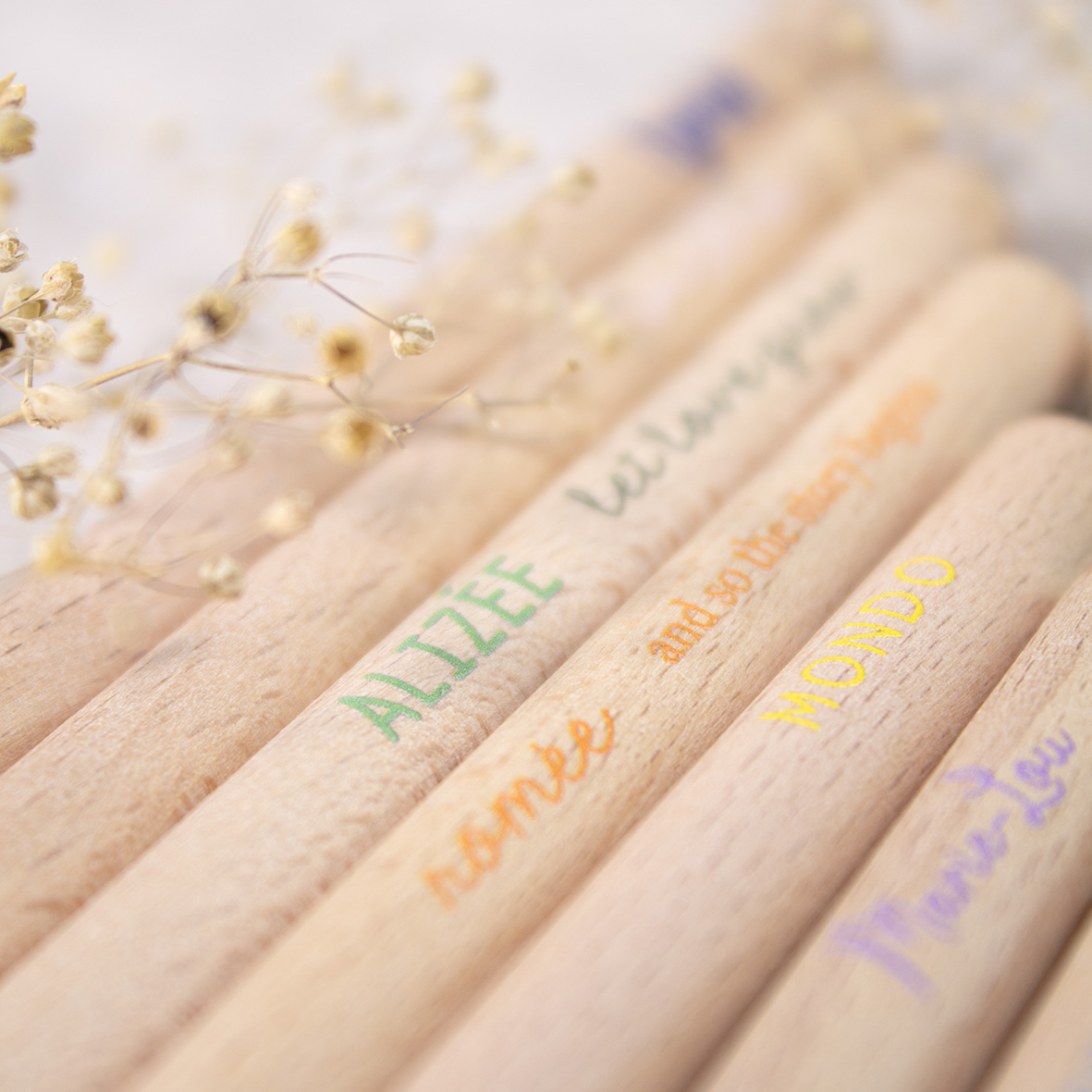 Houten pen (inclusief KLEUR bedrukking) - Afbeelding 4