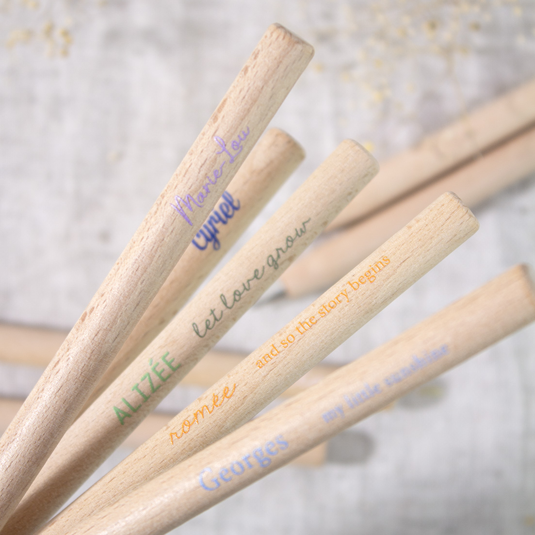 Houten pen (inclusief KLEUR bedrukking) - Afbeelding 3