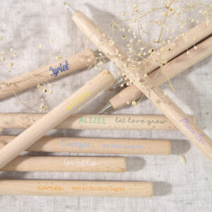 Houten pen (inclusief KLEUR bedrukking)