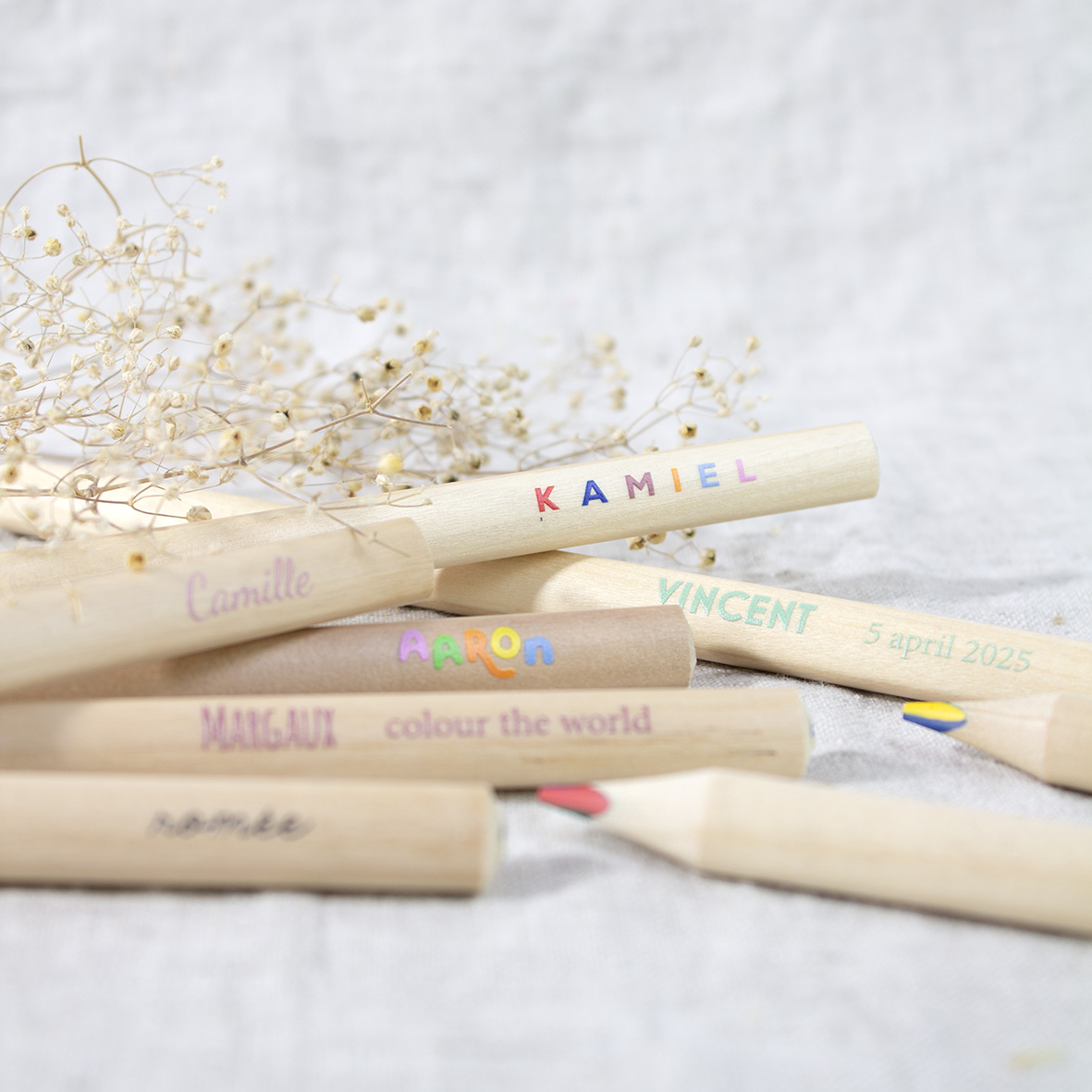 Regenboog potlood (inclusief KLEUR bedrukking) - Afbeelding 3