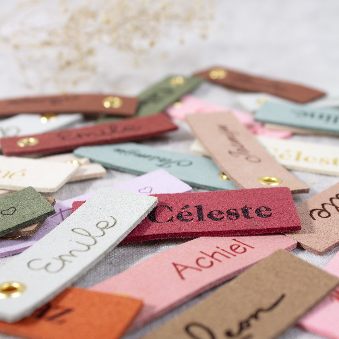 Suede / velvet labels