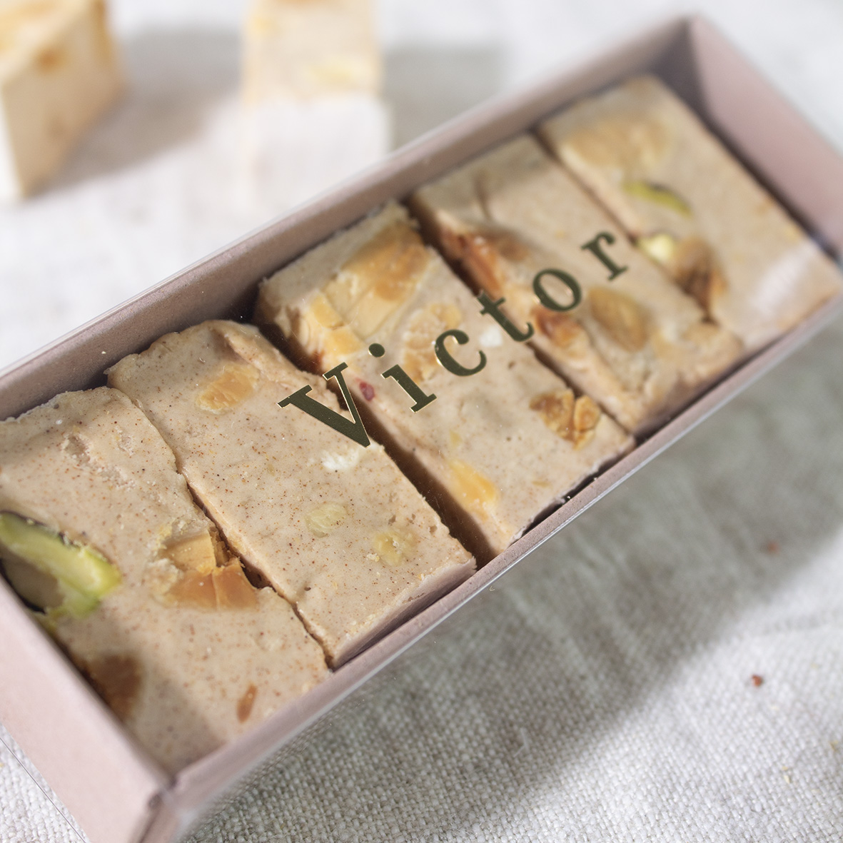 Nougat blokjes speculoos (150g) - Afbeelding 2