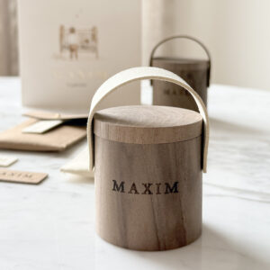 Houten doosje grav walnoot