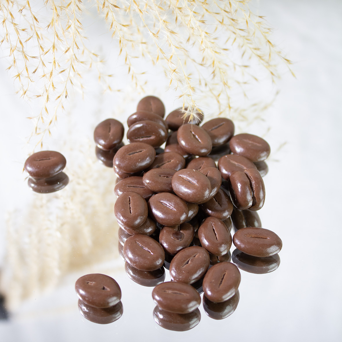 Koffiebonen melkchocolade
