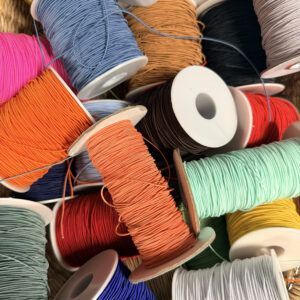 Elastiek voor doopsuiker 1 mm in verschillende kleuren