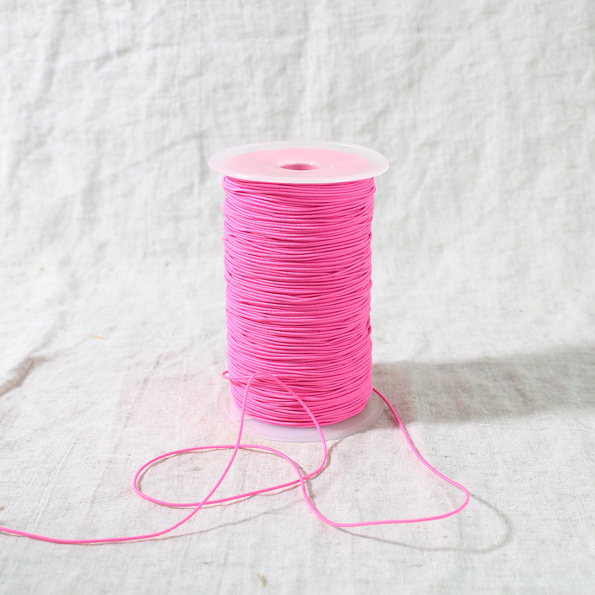 Elastiek fluo roze
